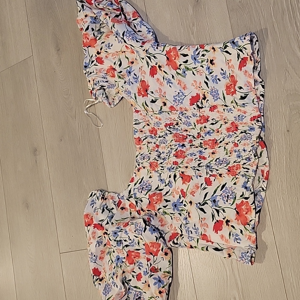 ASTR THE LABEL Floral Print Square Neck Top - Picture 4 of 5